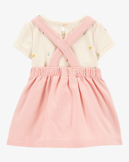 Vestido 2 Piezas Jardinera Bunny