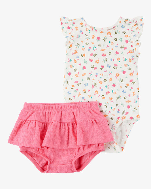 Conjunto 2 Piezas Body Floral