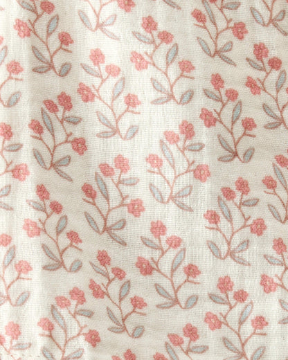 Conjunto 2 Piezas Algodón Organico Floral