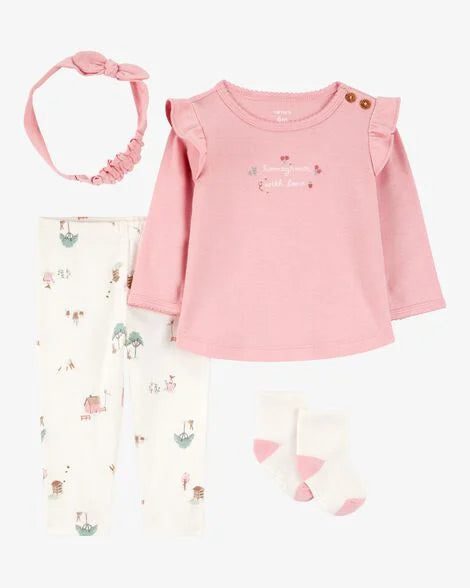 Conjunto 4 Piezas Diseño Farm