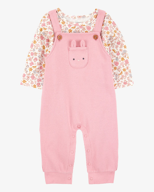 Conjunto 2 Piezas Overol Bunny