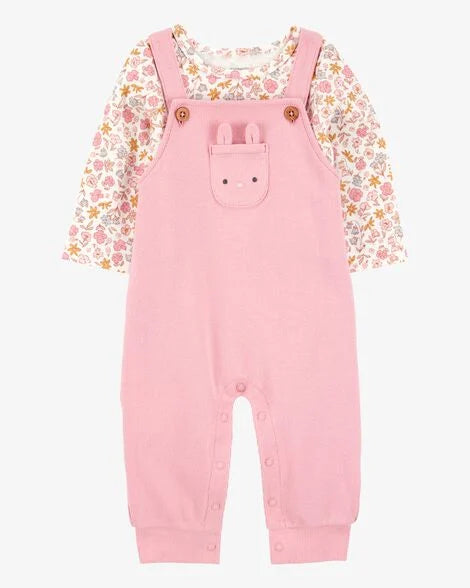 Conjunto 2 Piezas Overol Bunny