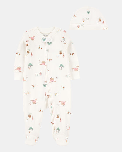 Conjunto/Pijama 2 Piezas Diseño Farm