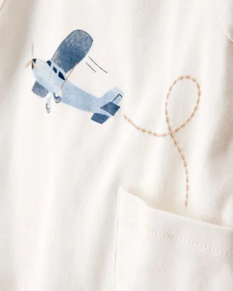 Conjunto/Pijama 4 Piezas Diseño Airplane