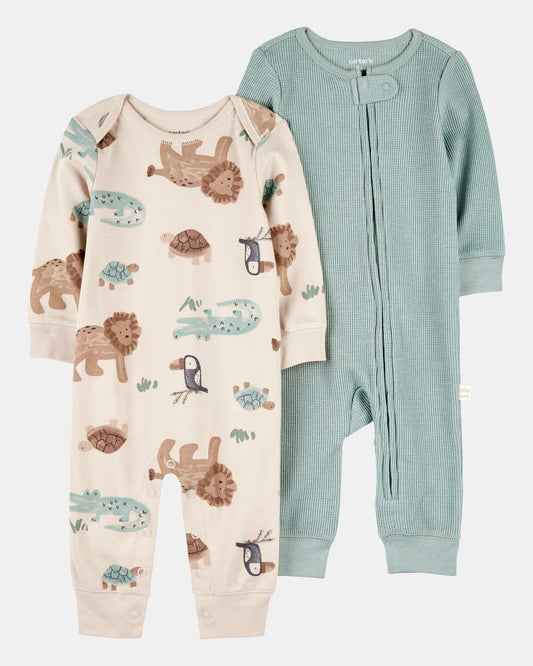 2 Pijamas en Algodón Diseño Lion