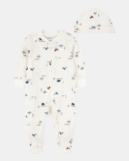 Conjunto/Pijama 2 Piezas Diseño Airplane