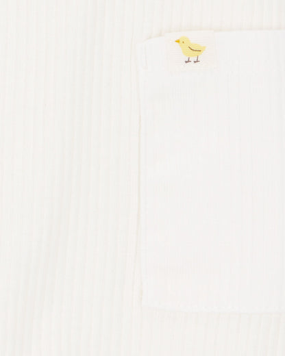 Conjunto 2 Piezas Enterizo y Medias Blanco