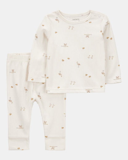 Conjunto/Pijama 2 Piezas Diseño Bird