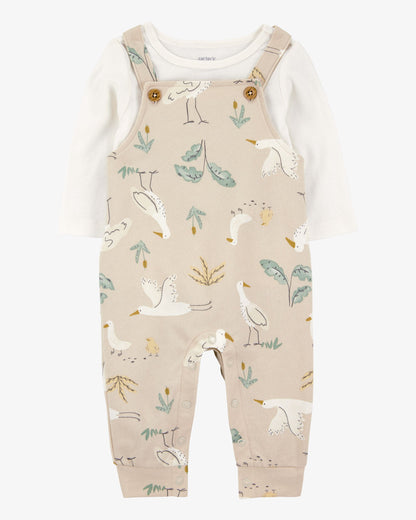 Conjunto 2 Piezas Overol Birds