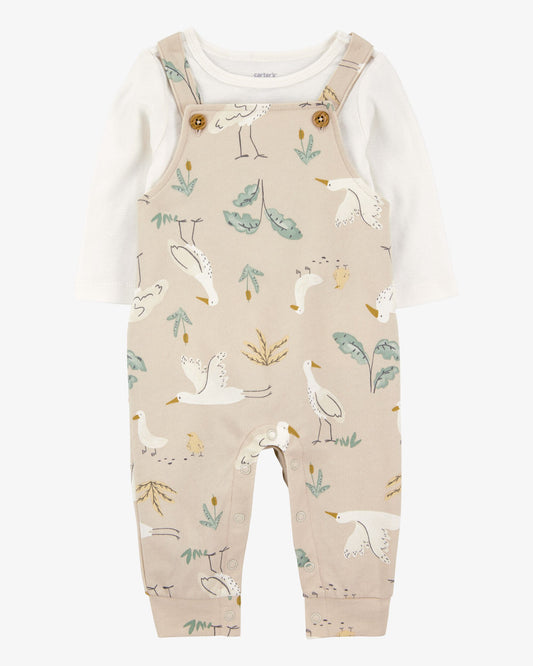 Conjunto 2 Piezas Overol Birds