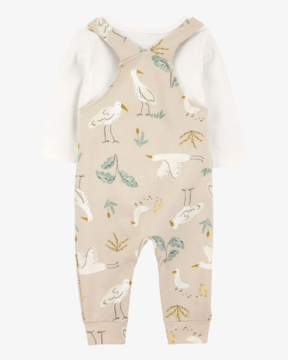 Conjunto 2 Piezas Overol Birds