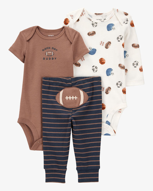 Conjunto 3 Piezas Diseño Football