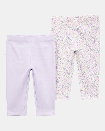 Set 2 Pantalones Diseño Floral