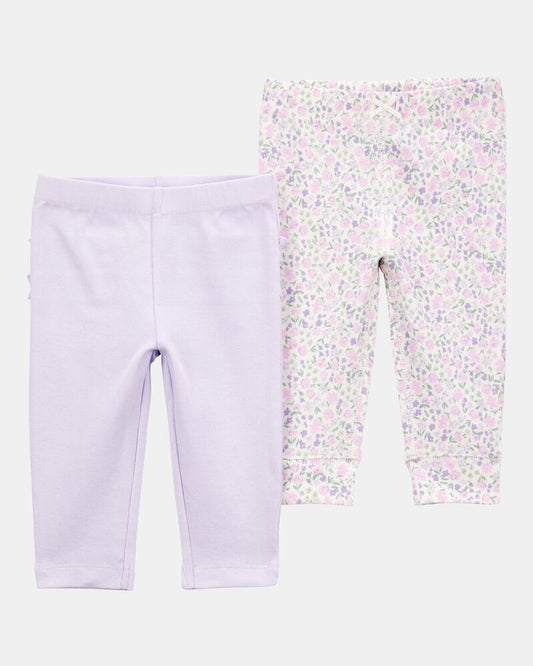 Set 2 Pantalones Diseño Floral
