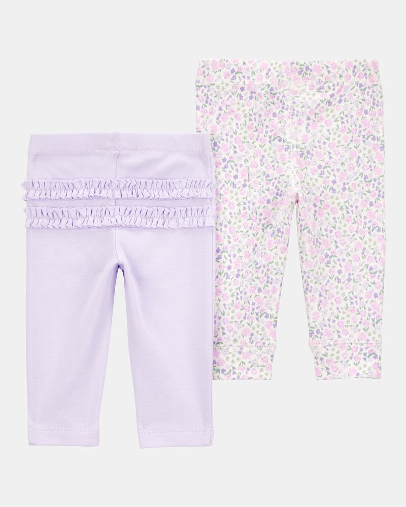Set 2 Pantalones Diseño Floral