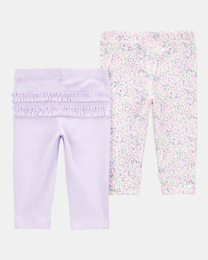 Set 2 Pantalones Diseño Floral