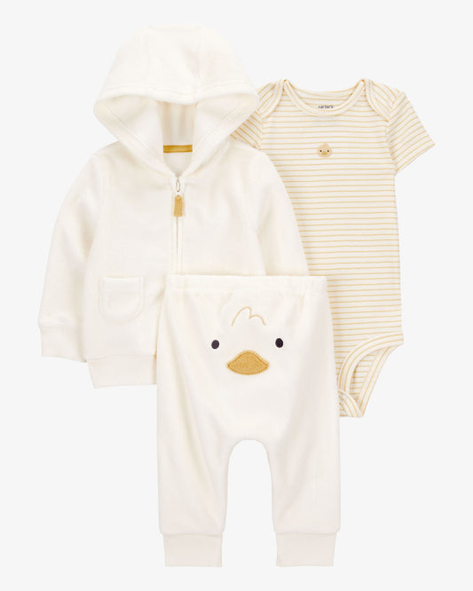 Conjunto 3 Piezas Diseño Baby Duck