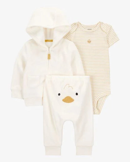 Conjunto 3 Piezas Diseño Baby Duck