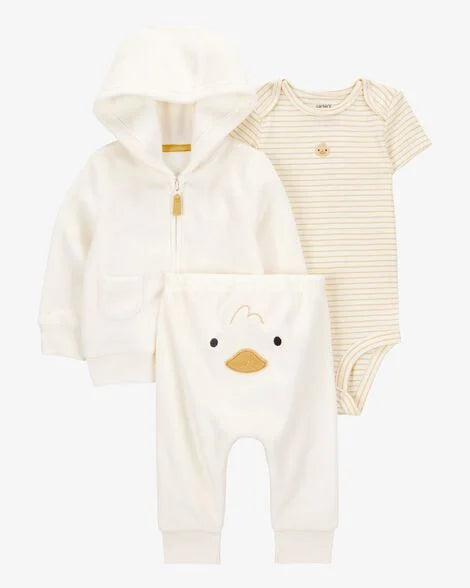 Conjunto 3 Piezas Diseño Baby Duck