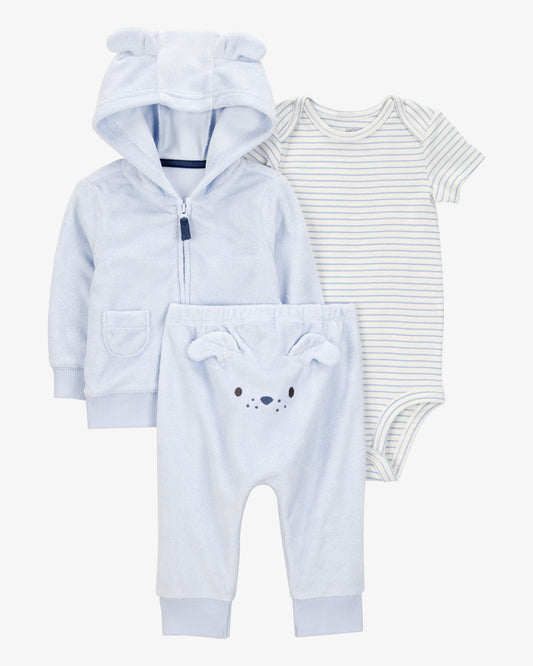 Conjunto 3 Piezas Diseño Puppy