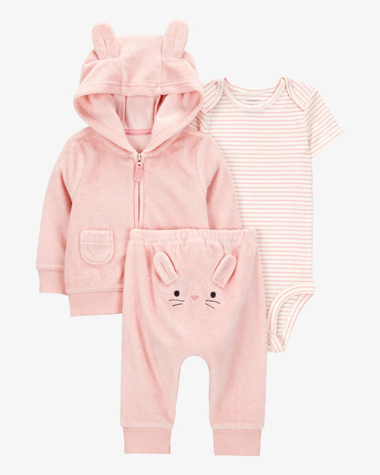 Conjunto 3 Piezas Diseño Bunny