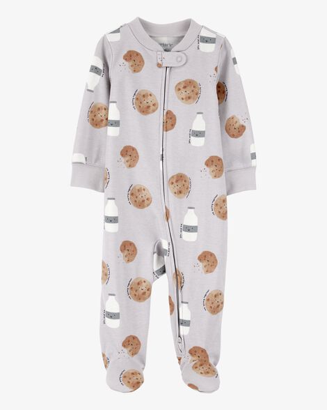 Pijama en Algodón Diseño Milk & Cookies