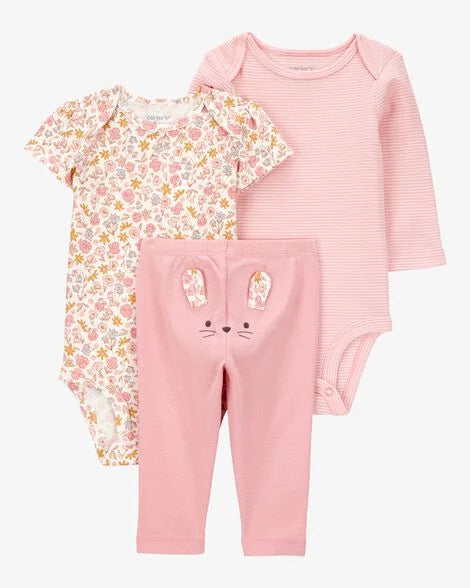 Conjunto 3 Piezas Diseño Bunny