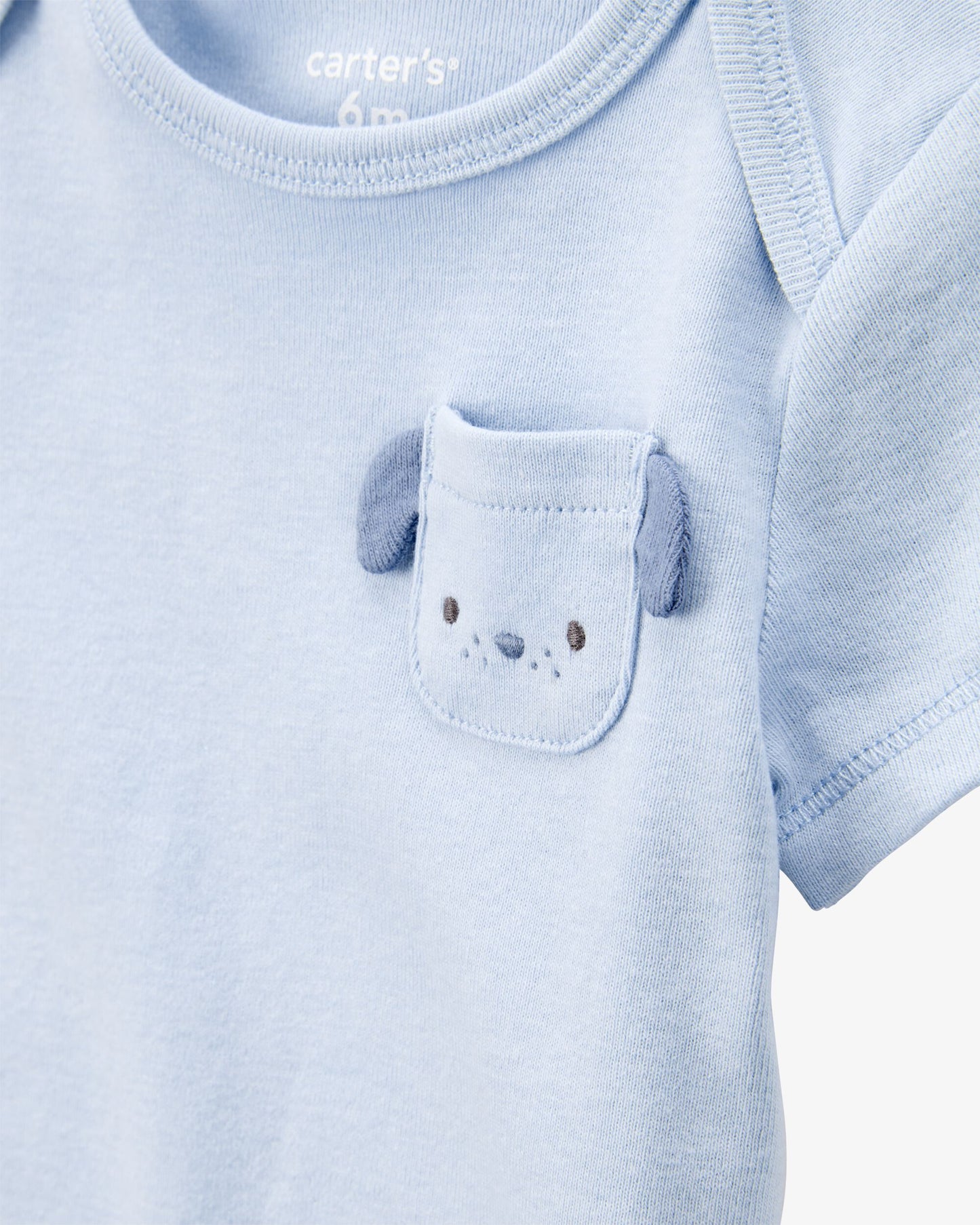 Set 5 Bodies Manga Corta Diseño Puppy Pocket