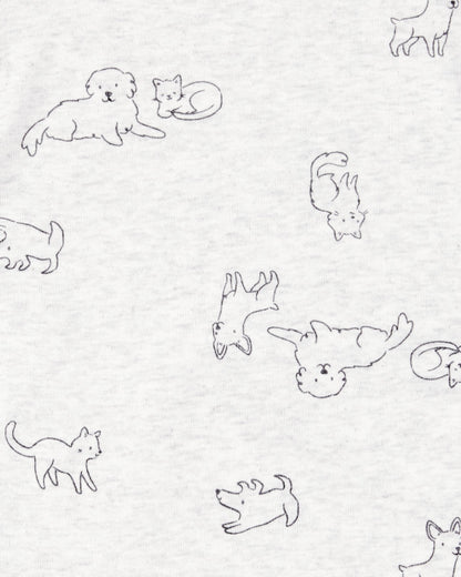 Set 5 Bodies Manga Corta Diseño Puppies
