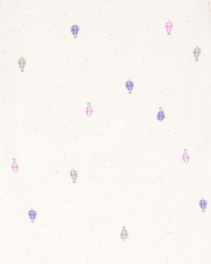 Set 5 Bodies Manga Corta Diseño Floral Polka Dot