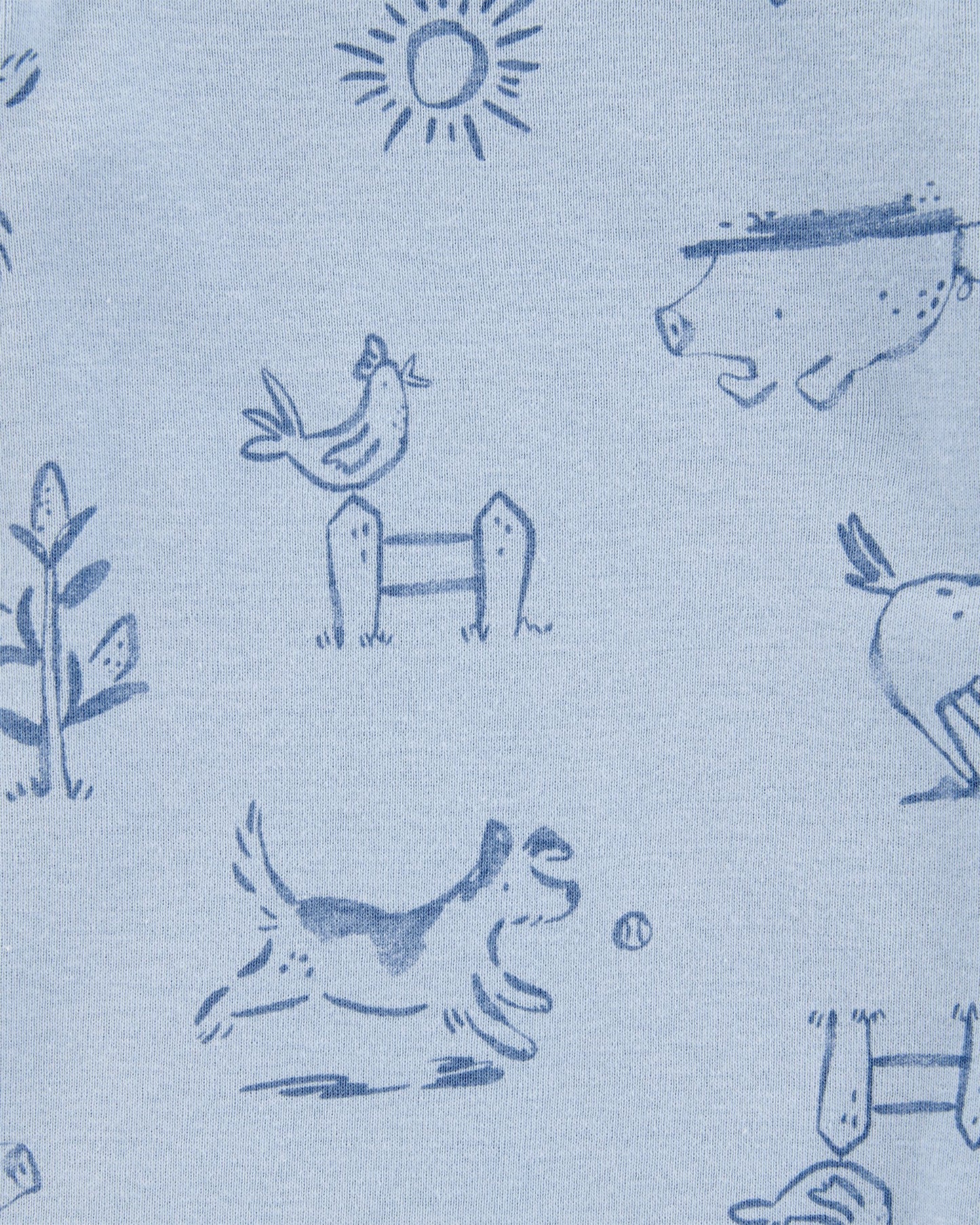 Set 4 Bodies Manga Larga Diseño Farm Dog