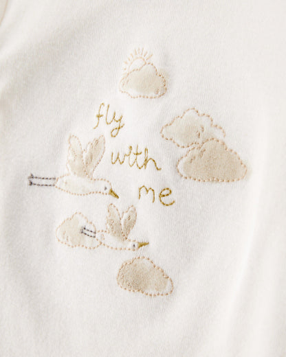 Conjunto/Pijama 4 Piezas Diseño Cloud