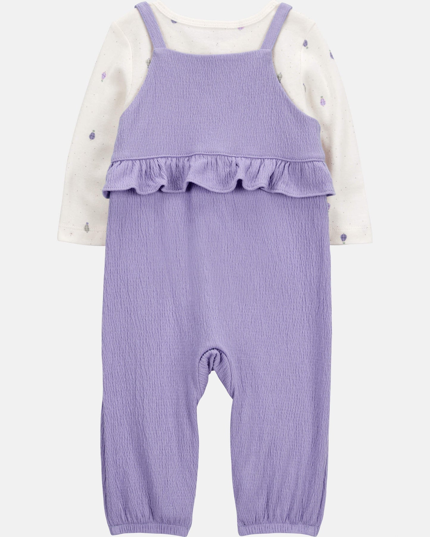 Conjunto 2 Piezas Overol Violeta