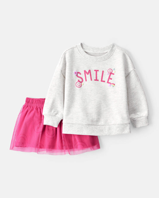 Conjunto 2 Piezas con Falda Smile