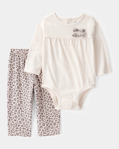 Conjunto 2 Piezas Body Leopard