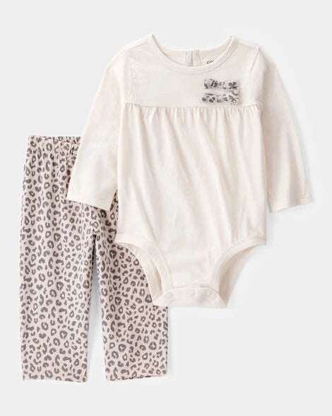 Conjunto 2 Piezas Body Leopard