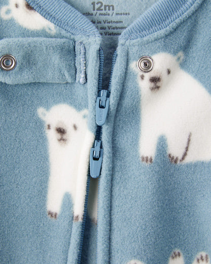 Pijama en Fleece Diseño Polar