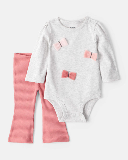 Conjunto 2 Piezas Body Mariposas