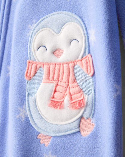 Pijama en Fleece Diseño Penguin