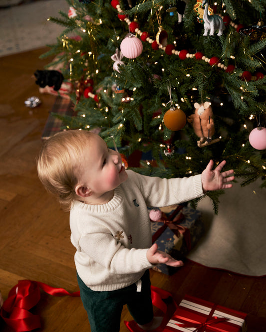 Conjunto 2 Piezas Saco Tejido Christmas