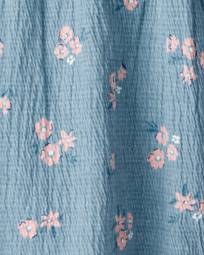 Vestido 2 Piezas Jardinera Floral