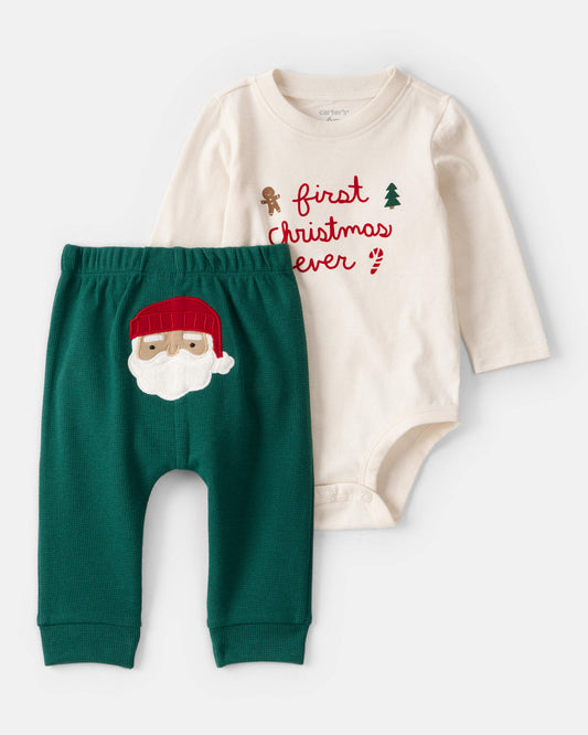 Conjunto 2 Piezas Body My First Christmas