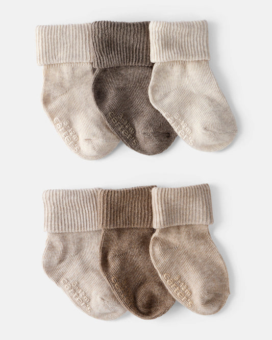 Set 6 Pares de Medias Brown