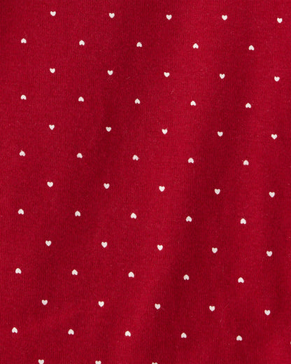 Set 4 Bodies Manga Larga Diseño Red/White