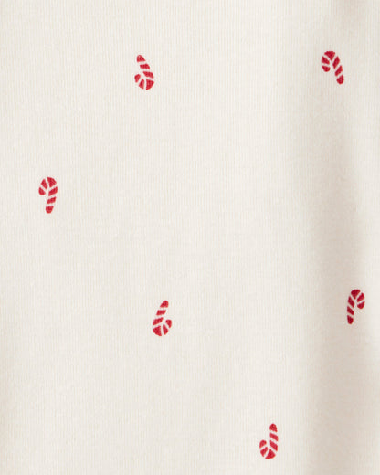 Set 4 Bodies Manga Larga Diseño Red/White