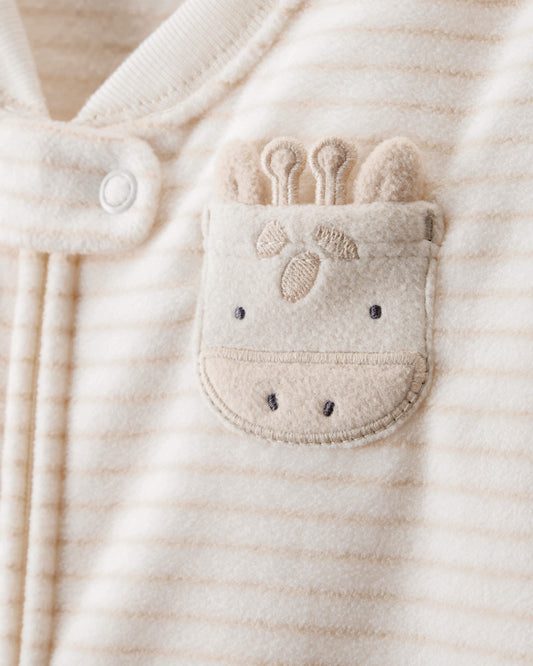 Pijama/Sleeping en Fleece Diseño Jirafa