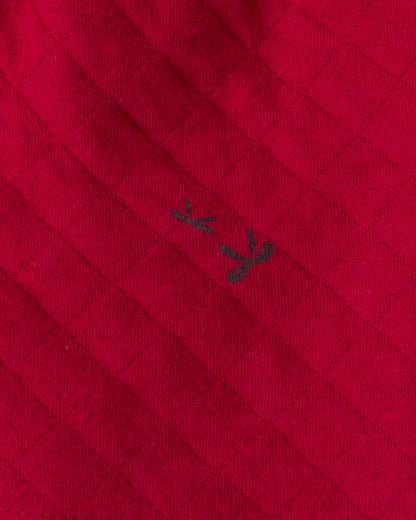 Conjunto 3 Piezas Chaleco Rojo Capota