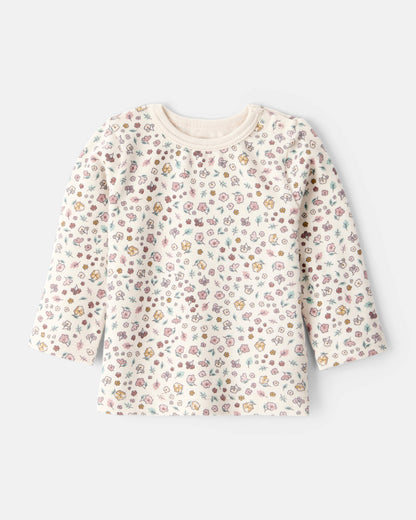 Vestido 3 Piezas Jardinera Tipo Jean Floral