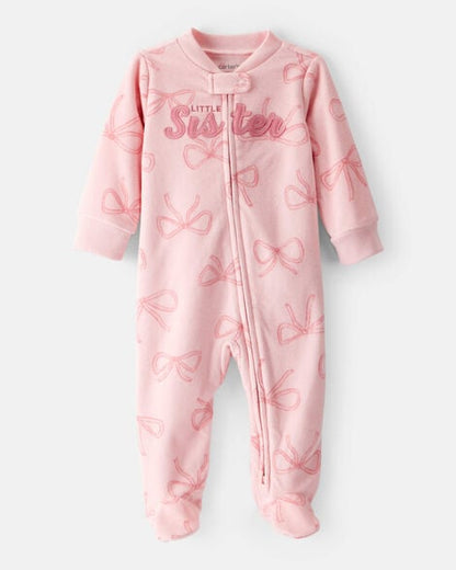 Pijama en Fleece Diseño Little Sister
