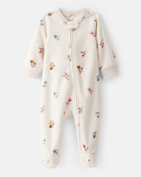 Pijama en Fleece Diseño Floral